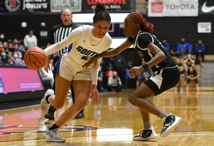 Benson South Medford girls basketball Taylor Balkom 44